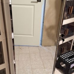 Wall Stand Jewelry  4"D x 14.5"W x 42.5"H