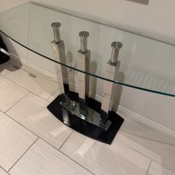 Glass Console Table 