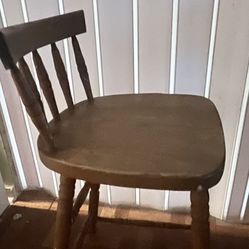 Antique high chair, Childs chair, furniture, farmhouse decor, bar stool, booster chair, child furniture, wood chair