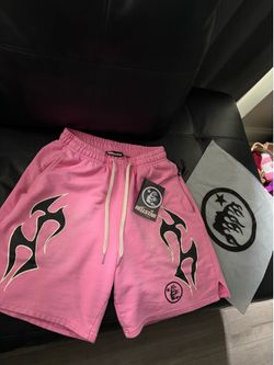 pink hellstar shorts!