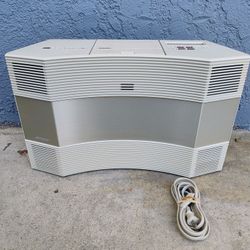Bose Acoustic Wave CD-3000 Audio System AM/FM CD Player White No Remote