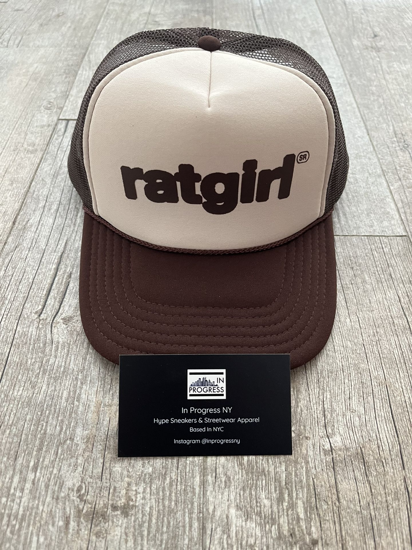 Stray Rats RatGirl Trucker Hat Brown