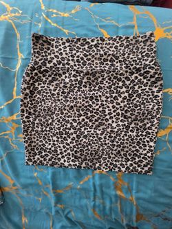 Leopard Print Mini Skirt(NEW)