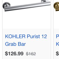 Kohler Grab Bars 12 Inch