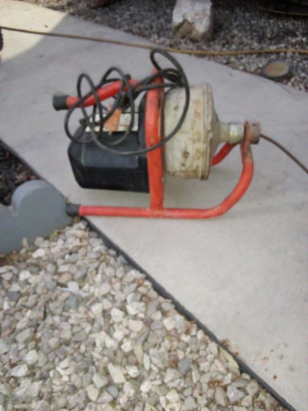 Rigid Clog Removing Motorized Snake