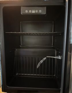 Black Electric Smoker with Digital Controls