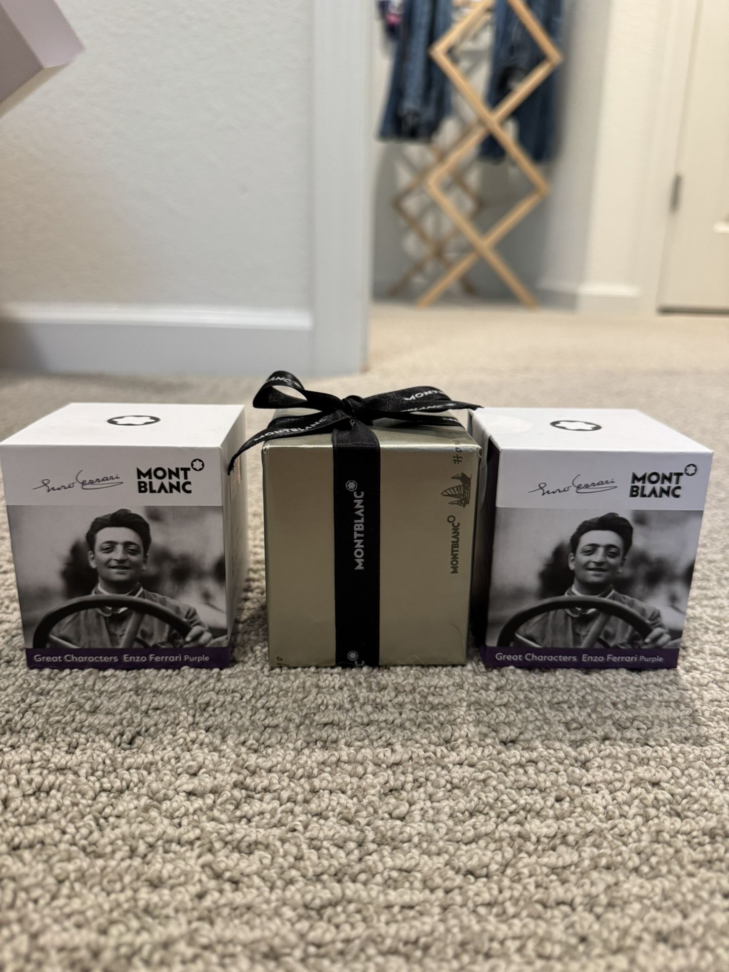 Montblanc Ferrari Inc Great Characters Enzo Ferrari Purple ballpoint ink