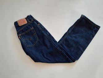 Levi's 514 boys blue denim jeans size 14 reg
