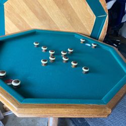 Bumber Pool And Poker Table