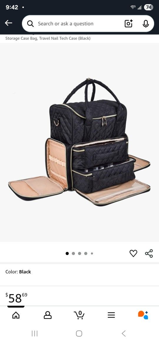 Brand New Travel Nail Tech Case