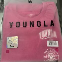 YoungLA Miami Block Party Exclusive Shirts – XXL Pink (Limited Edition)