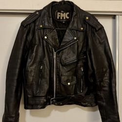 Black Leather Motorcycle Jacket