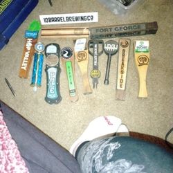 Beer Taps Mostly Oregon Breweries 