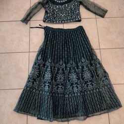 Green Dress - Party Wear