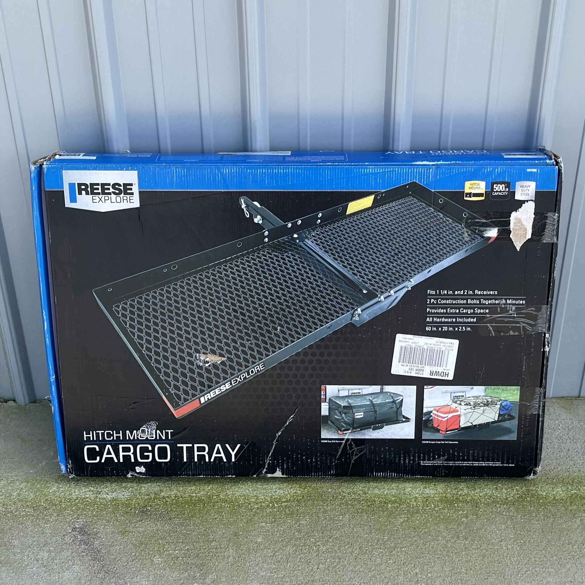 NEW IN BOX Reese Hitch Mount Cargo Carrier