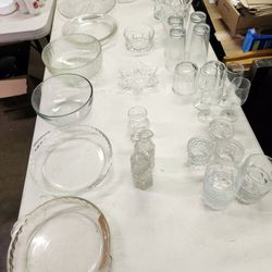 Bulk Glassware, Crystal/Cut Glass And Pyrex