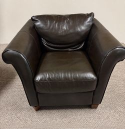 Macy’s Italsofa Italian Leather Club Chair