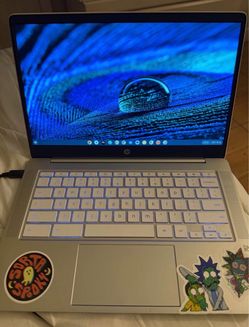 hp chromebook silver