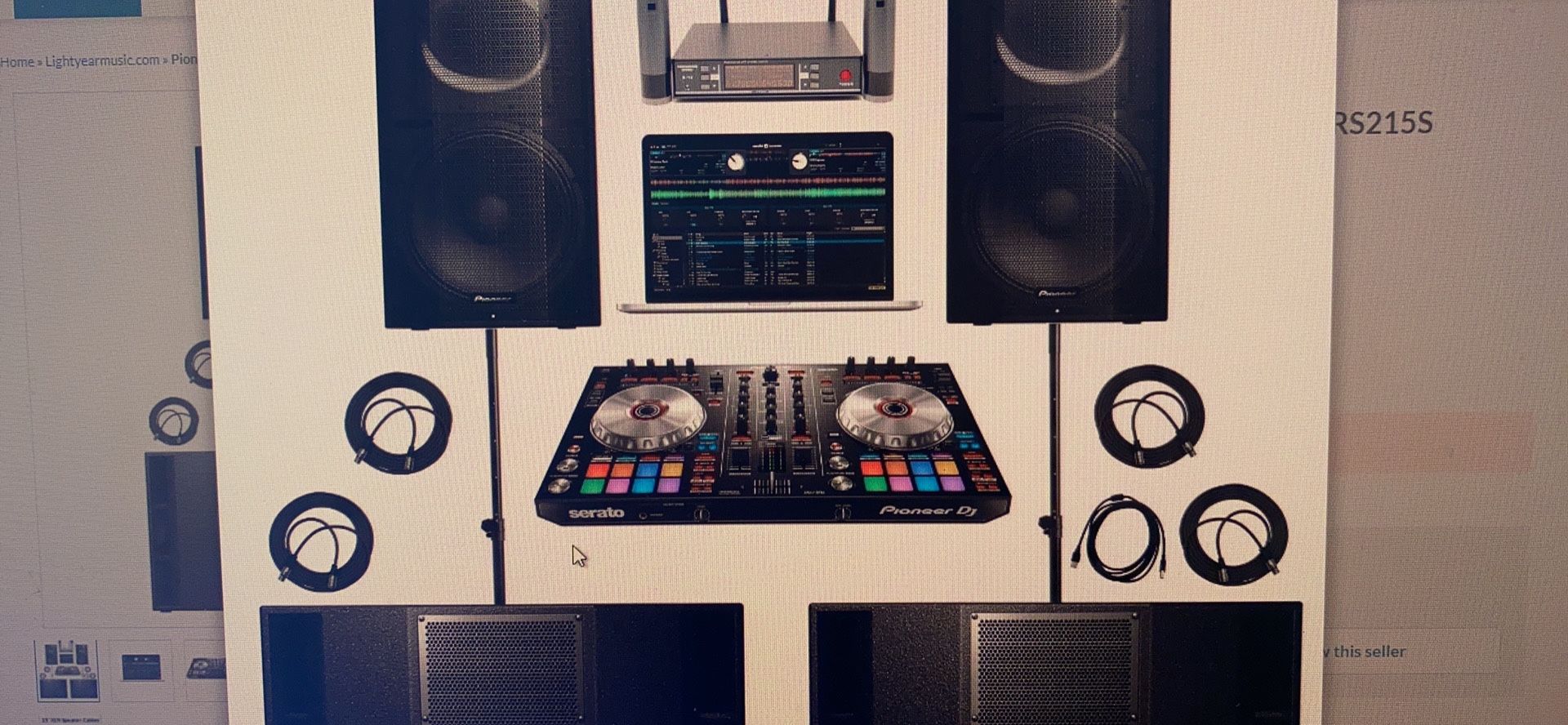 Professional DJ System Complete System