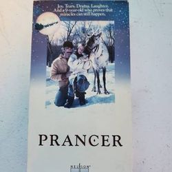 prancer - 1989 xmas movie (betamax tape)(rare)