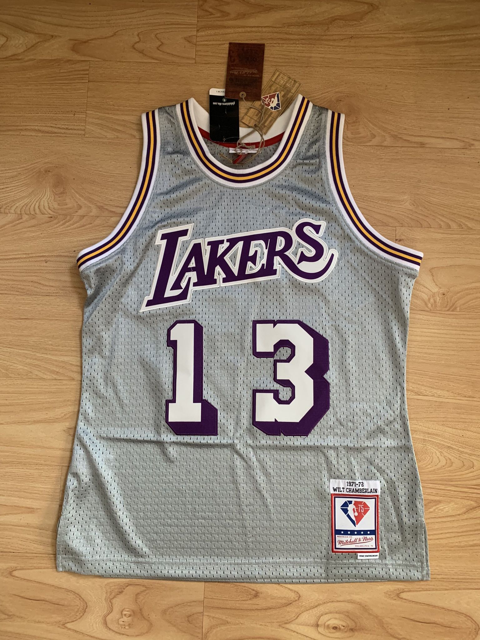 Wilt Chamberlain Lakers Hardwood Classics Adidas Wilt Chamberlain