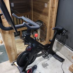 Peloton Bike+ with Shoes & Weights – Great Condition, Minor Screen Issue, Works Perfectly 
