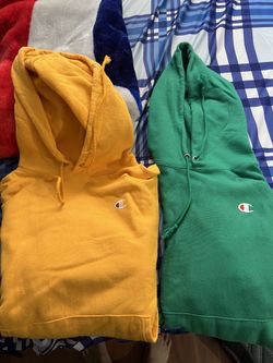 A Pair Of Champion Reverse Hoodies Size L