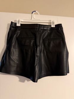 Like new Express Black faux leather shorts Size 10
