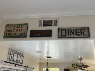 Wood signs