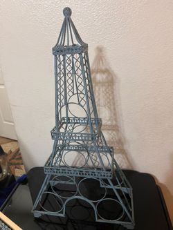 Eiffel Tower Metal Wine Rack
