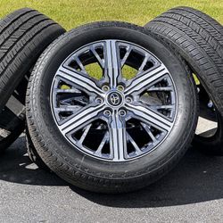 NEW 22” Toyota Tundra Capstone wheels Sequoia oem platinum 6x139.7 Rims Tires H/T SR5 TRD