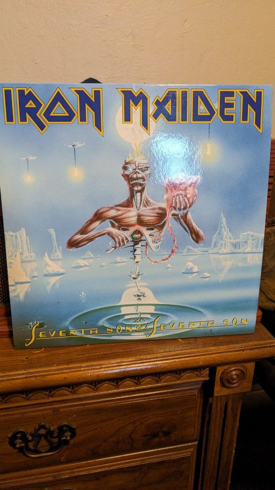 Iron Maiden (7th Son Of A 7th Son Album) $12.50 +Strawberry Girls (French Ghetto) Vinyl $12.50