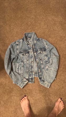 Free People washed Jean jacket