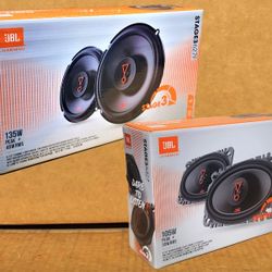 JBL Stage 3 Series Car Speakers Set 6 1/2" & 4"x6" 2-Way Coaxial Speaker System  240 Watts Package 🚨 Payment Options Available 🚨 No Credit Needed 🚨