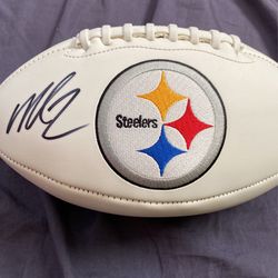Michael Vick Signed Steelers Football 