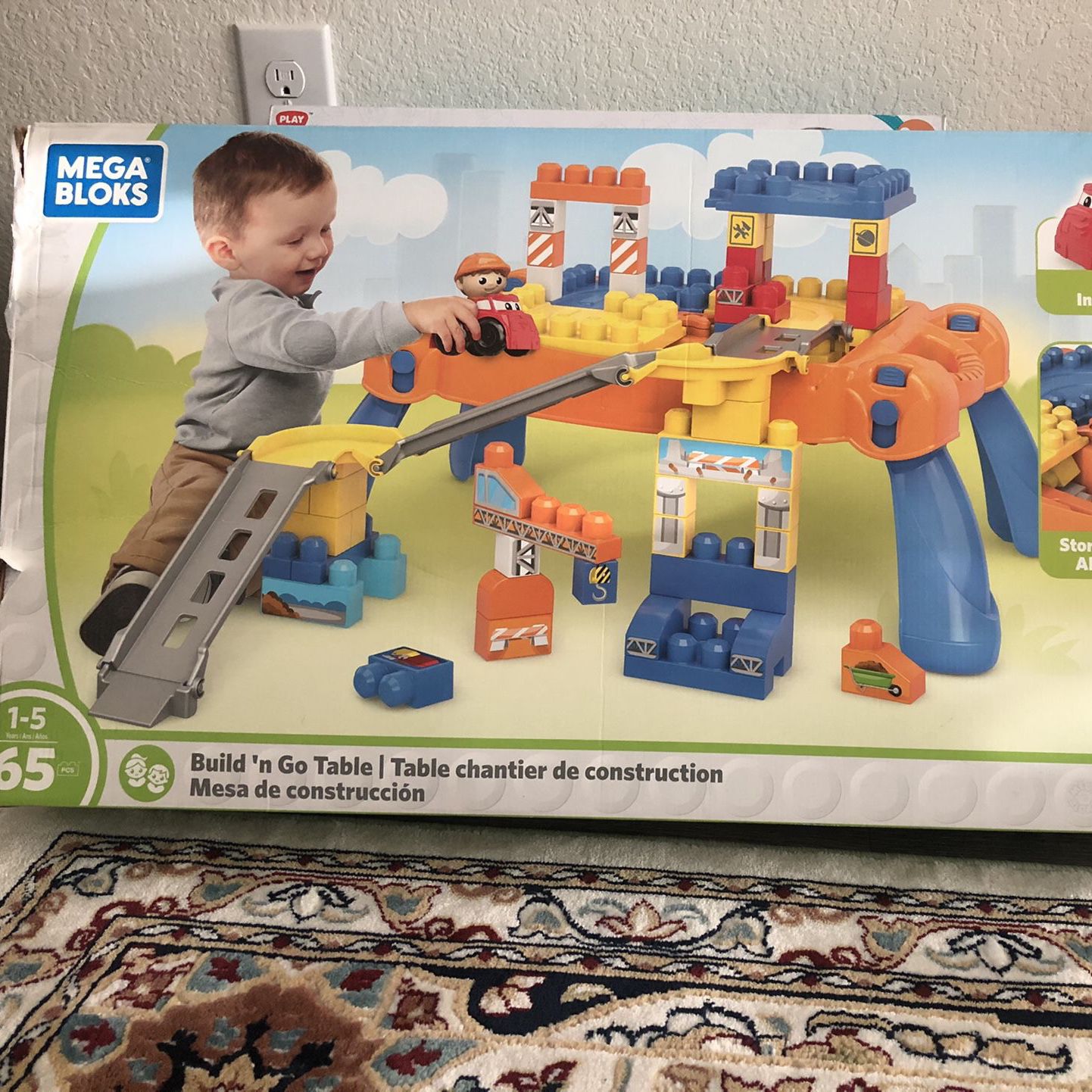 Build’n Go Table Building Blocks / Kids Blocks/ Toy