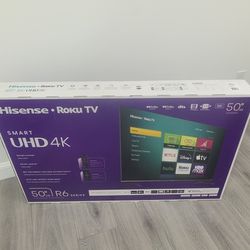 50 Inch Hisense Roku Tv Brand New In The Box NEVER USED