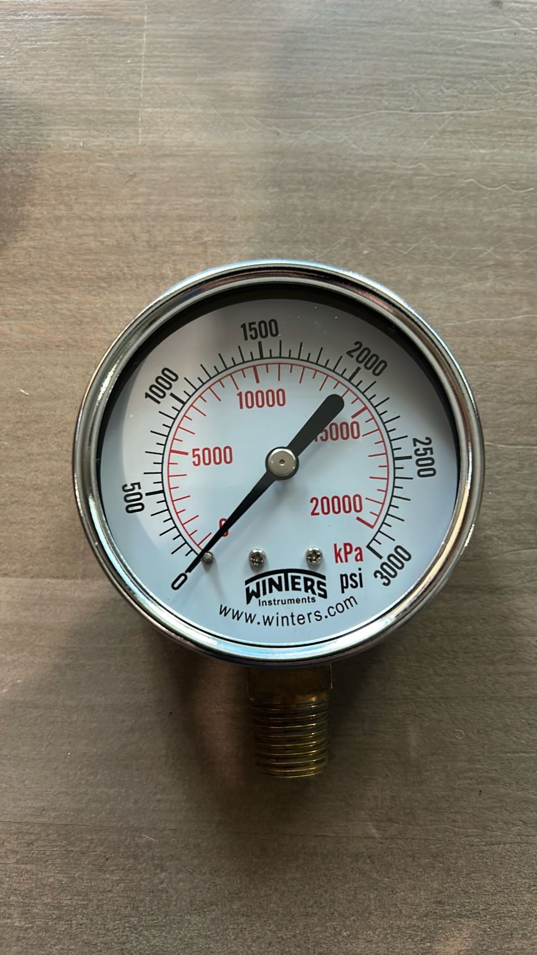 Winters Dry Pressure Gage