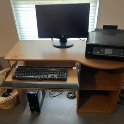 Wooden Computer Desk 