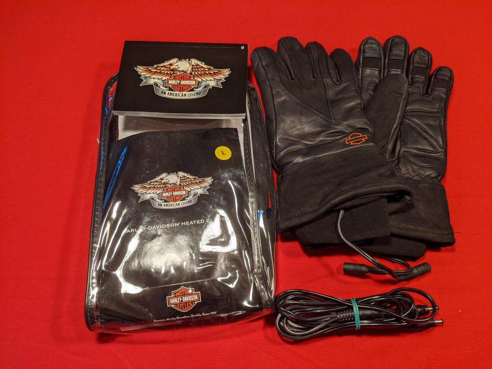 Genuine Harley Davidson ladies heated gloves