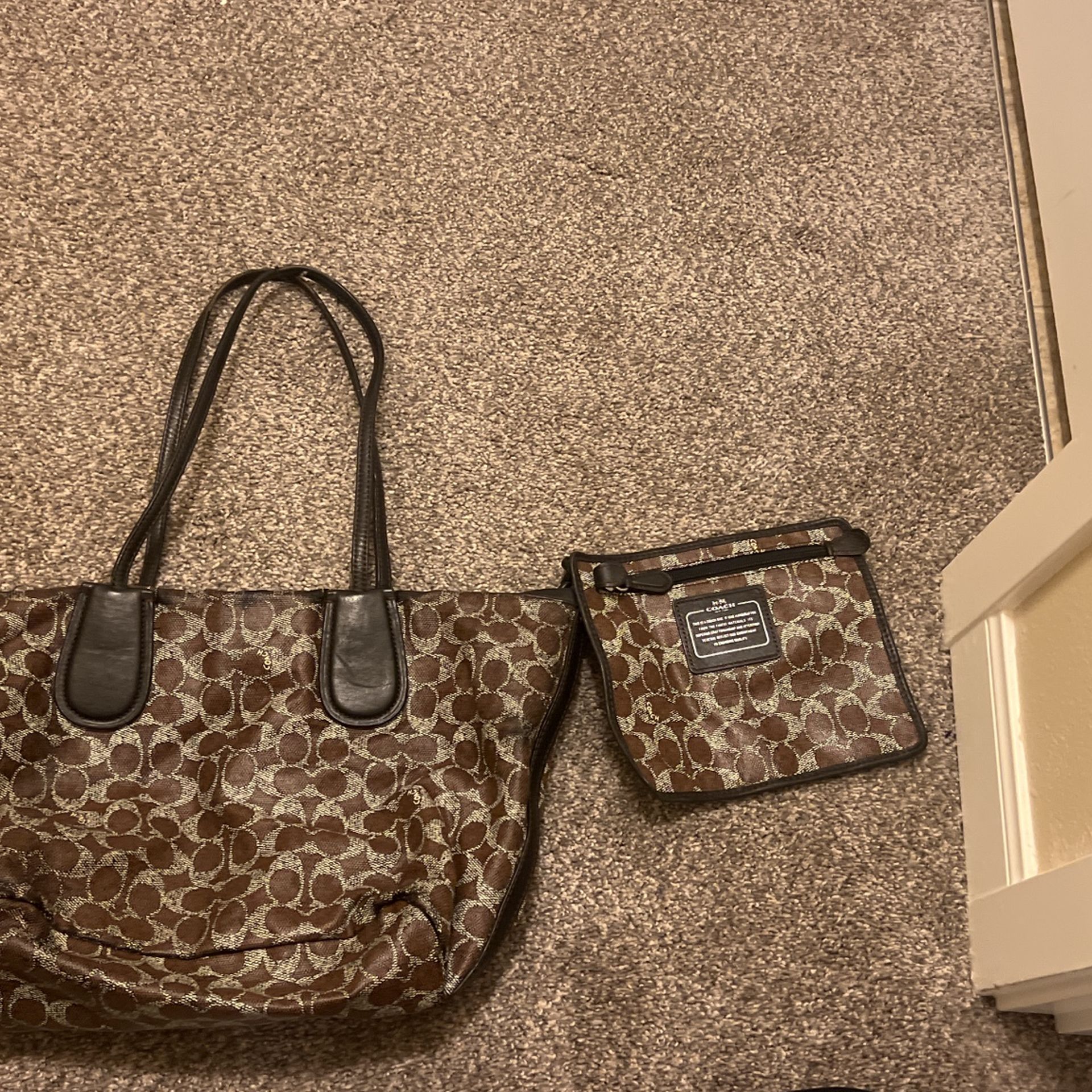Coach Purse With Inner Little Purse Wallet