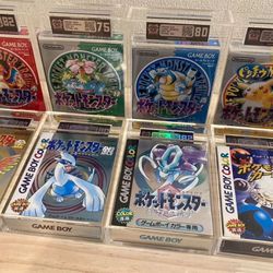 Nintendo Game Boy Pokemon Pocket Monster Complete 8SET  ESPORTS GRADING ESG