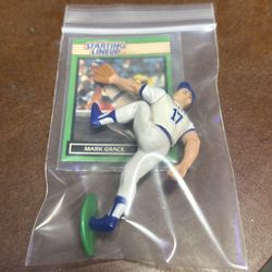 Mark Grace 1989 starting lineup with card