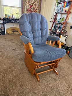 Wooden Glider Rocking Chair