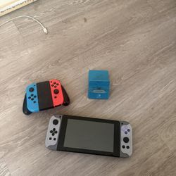 Nintendo Switch W/extra Controller, Mario Rabids Game