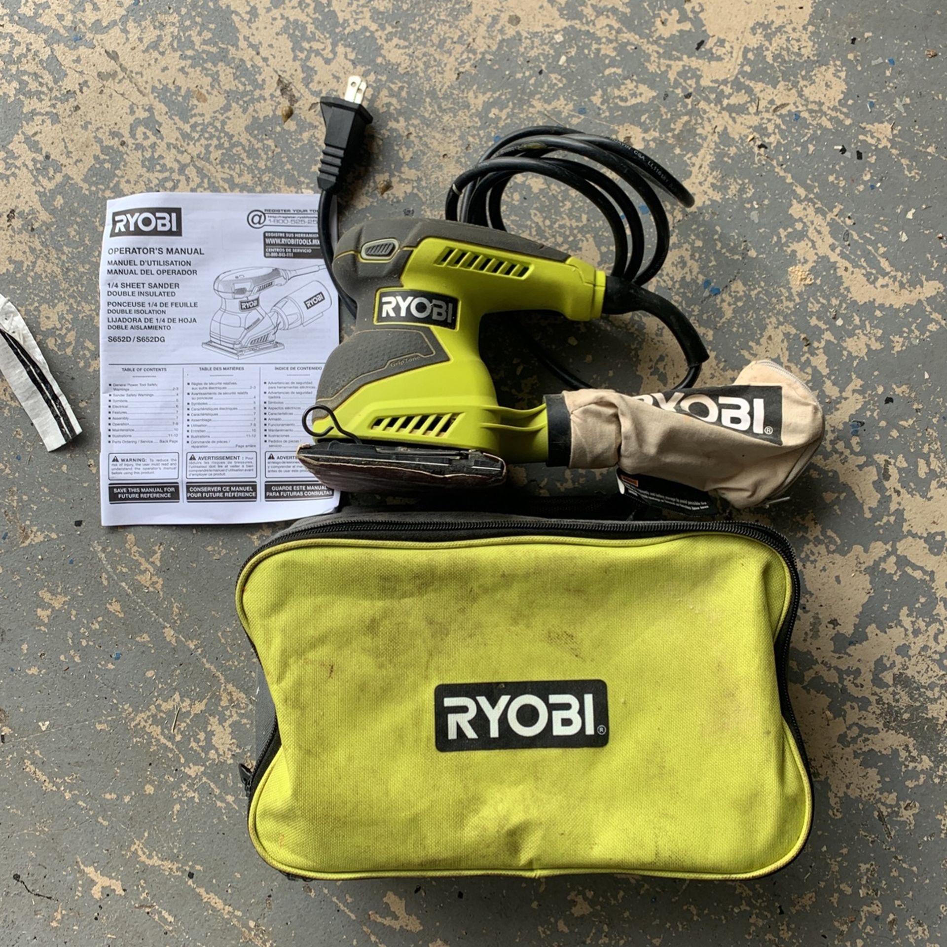 Ryobi sander
