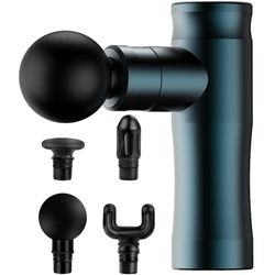 Mini 4 Speed Deep Muscle Tissue Percussion Massager built-in LED Flashlight USB C Charging