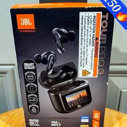 🔥JBL Tour Pro 3 True Wireless Noise-canceling Earphones - Black
🔥 $150  Firm On Price,AUTENTIC JBL