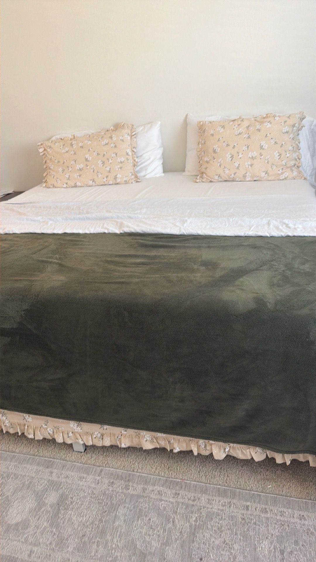 King size mattress and bedframe