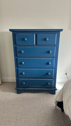 Blue  dresser